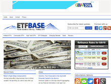Tablet Screenshot of etfbase.com